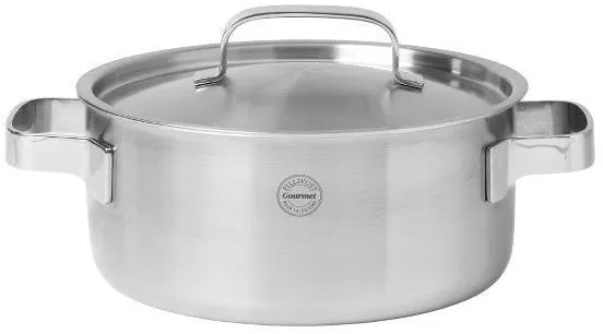 Pillivuyt Gourmet Somme Pot with lid Dia 24 cm 5 liters Steel